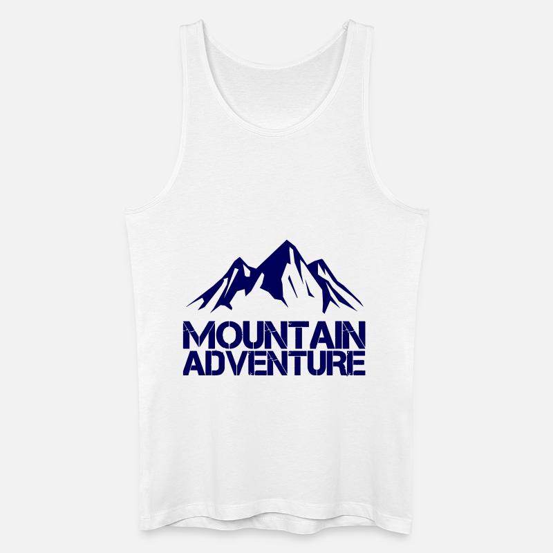 mountain adventure - Männer Bio Tank Top - Weiß
