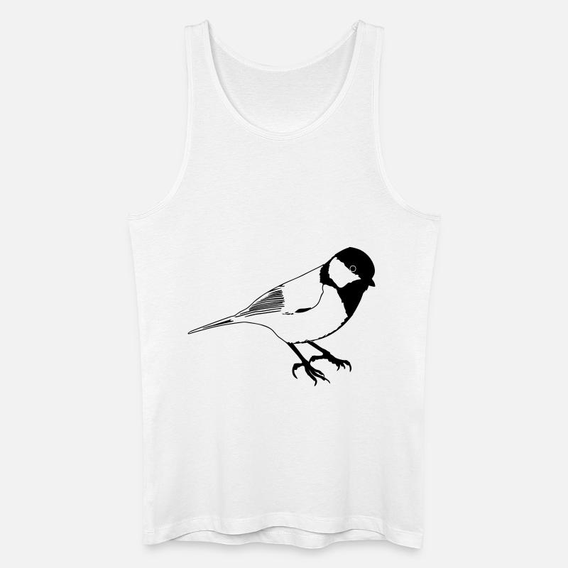 I like birds - Männer Bio Tank Top - Weiß