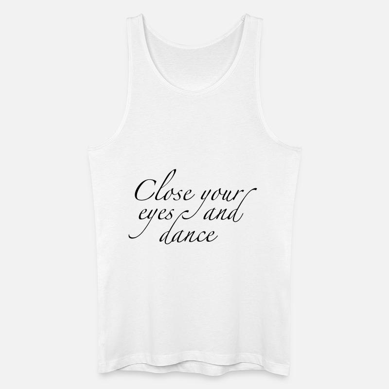 tanzen - Männer Bio Tank Top - Weiß