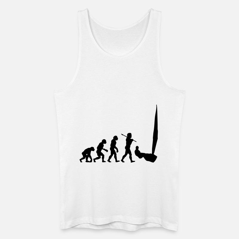 Sailing Evolution 1 - Débardeur bio Homme - blanc