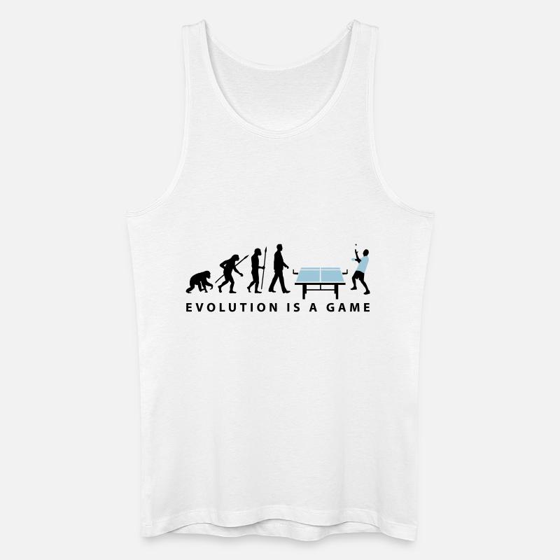evolution_table_tennis_072012_c_2c - Men’s Organic Tank Top - white