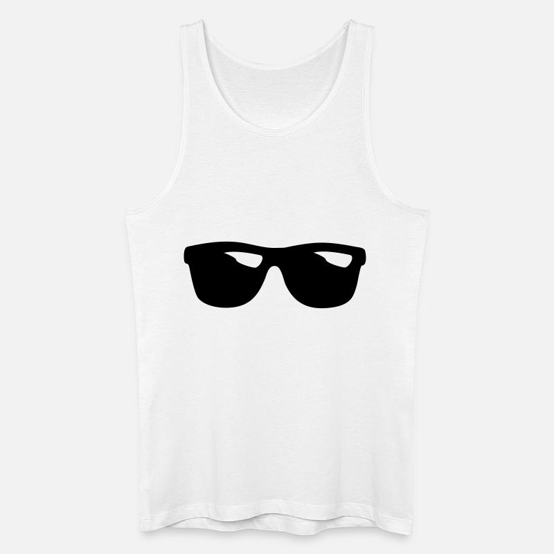 SHADES - Männer Bio Tank Top - Weiß