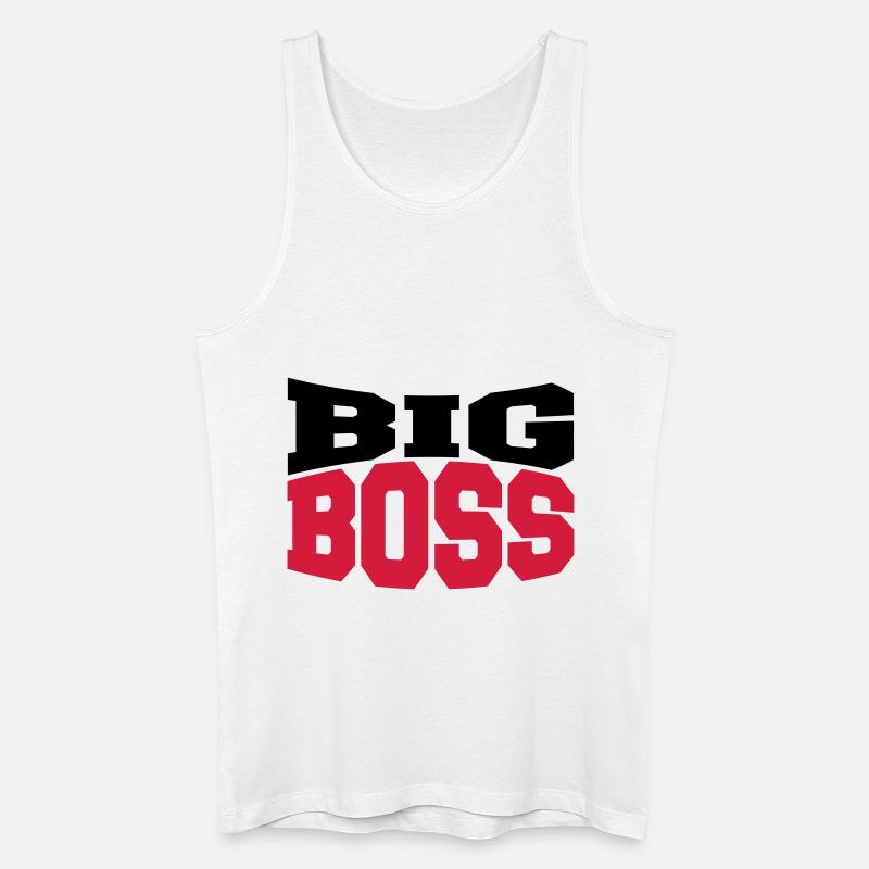 Big Boss - Männer Bio Tank Top - Weiß