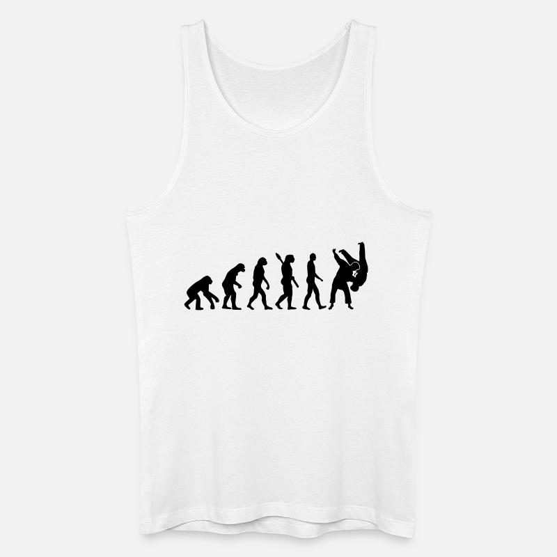 Evolution Judo - Men’s Organic Tank Top - white