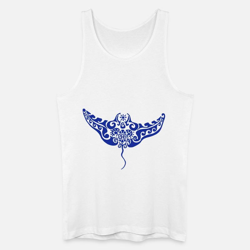 Mantarochen - Männer Bio Tank Top - Weiß