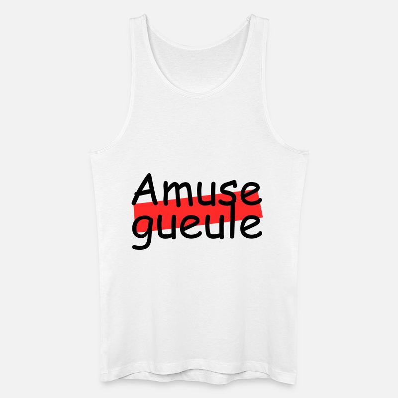 Amuse gueule - Männer Bio Tank Top - Weiß