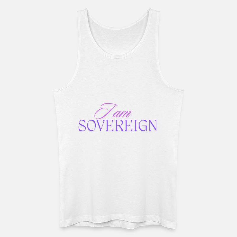 Ich bin souverän 2 - Männer Bio Tank Top - Weiß