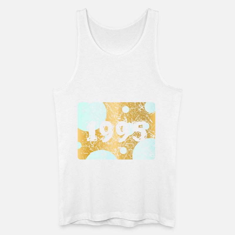 1995 1995 - Männer Bio Tank Top - Weiß