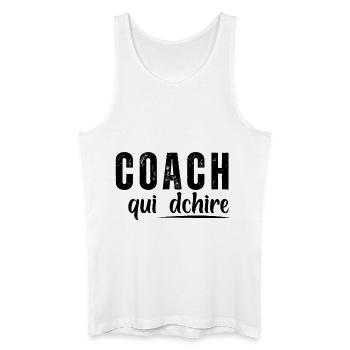 Coach Who - Men’s Organic Tank Top - white - Front