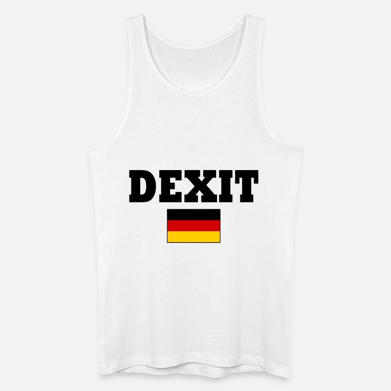 Dexit - Men’s Organic Tank Top - white