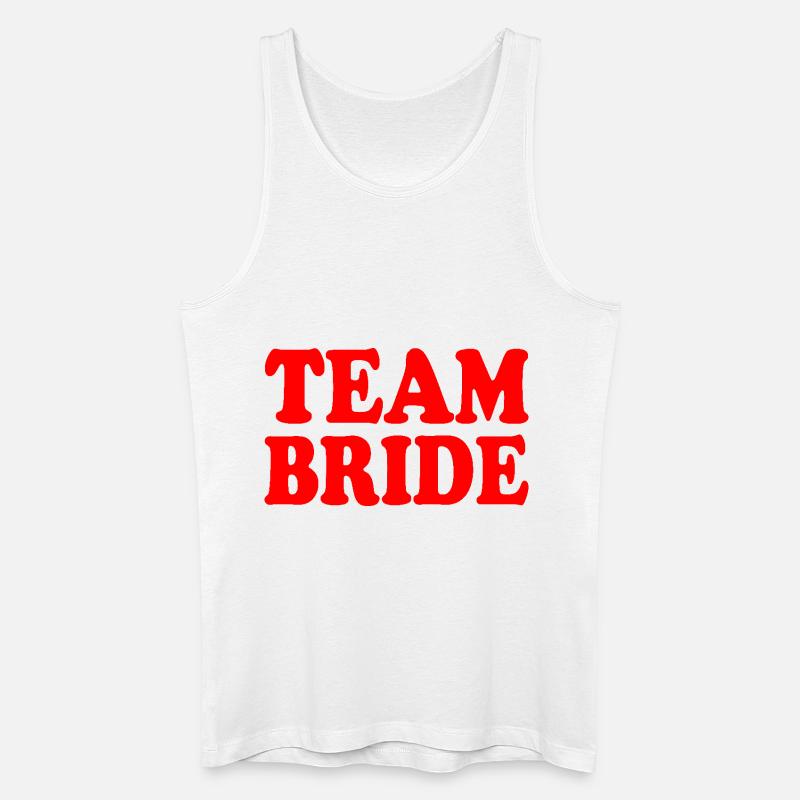 Team bride - Männer Bio Tank Top - Weiß