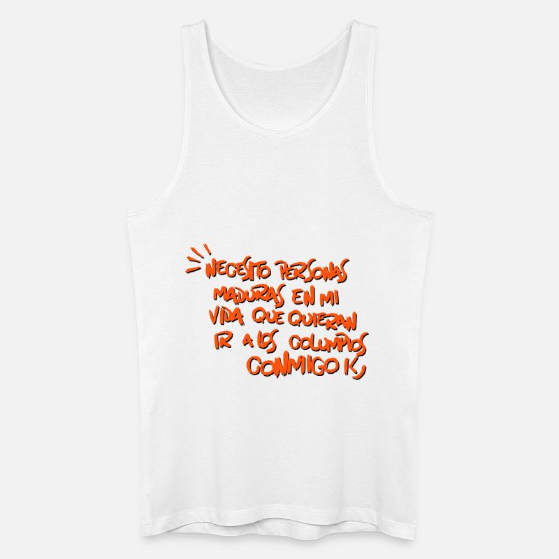 BENÖTIGEN - Männer Bio Tank Top - Weiß