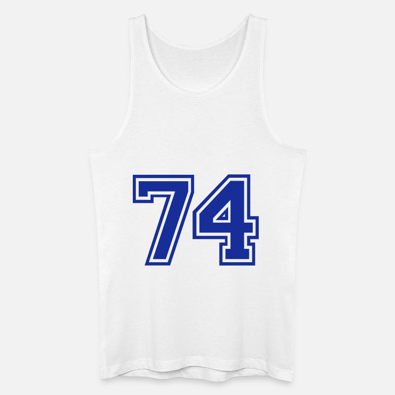 74 - Männer Bio Tank Top - Weiß