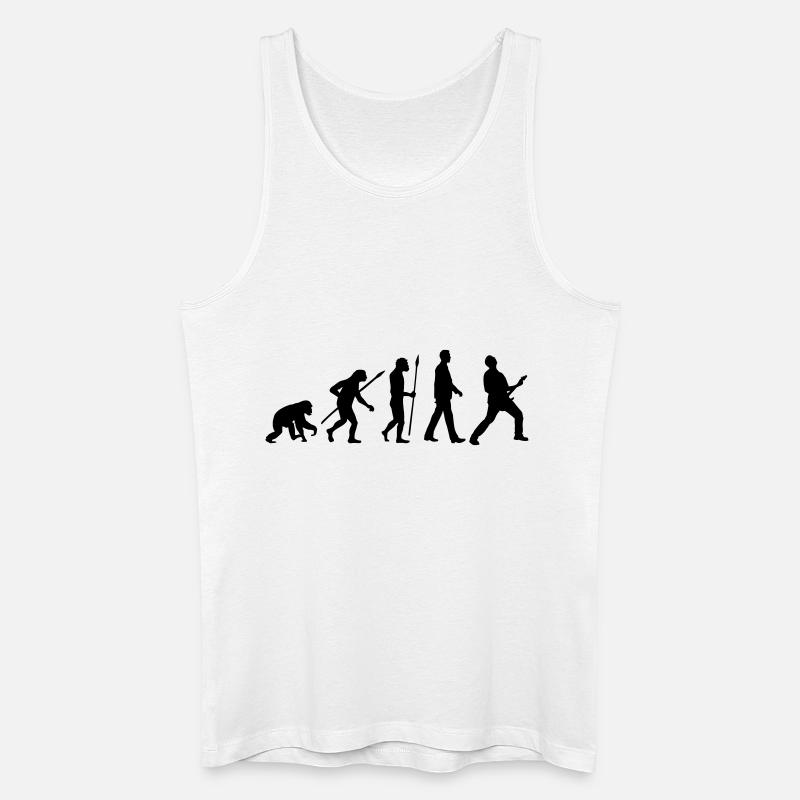 evolution_rocks_032012_a1c - Men’s Organic Tank Top - white