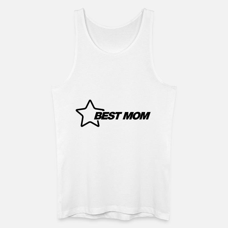 Best Mom - Männer Bio Tank Top - Weiß