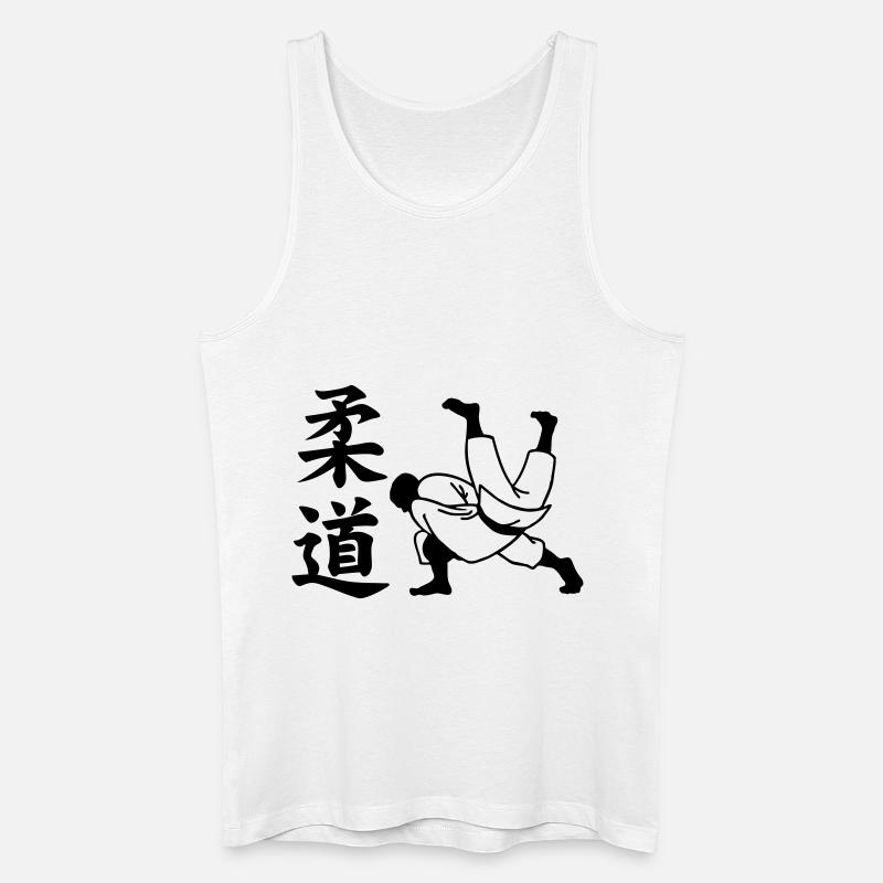 judo - Männer Bio Tank Top - Weiß