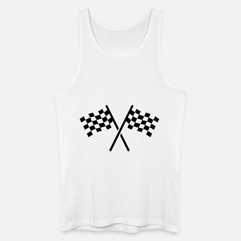 Ziel - Männer Bio Tank Top - Weiß