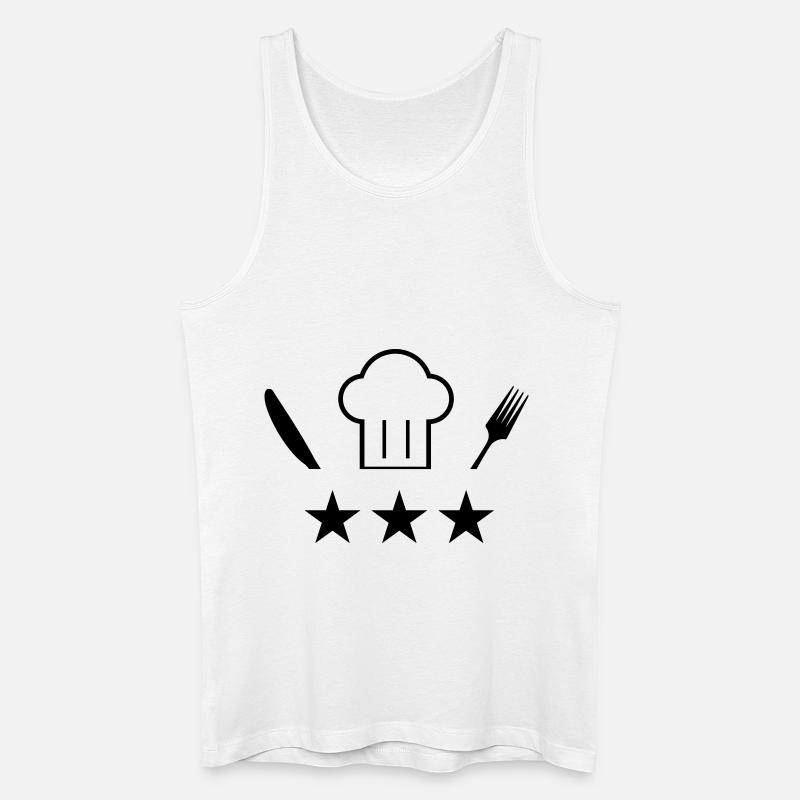 Cuisine - Männer Bio Tank Top - Weiß