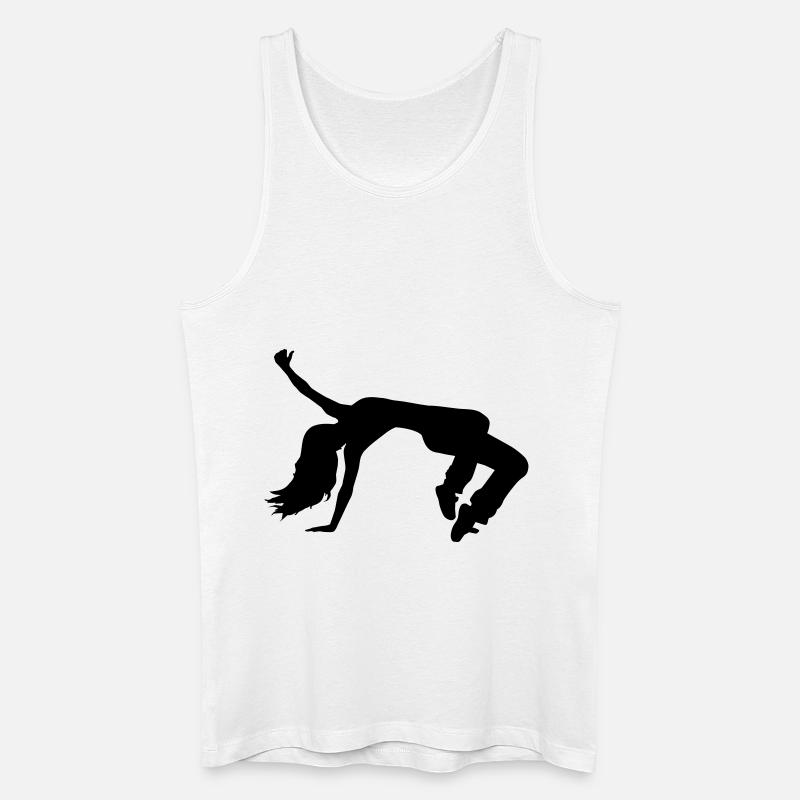 Breakdance - Männer Bio Tank Top - Weiß