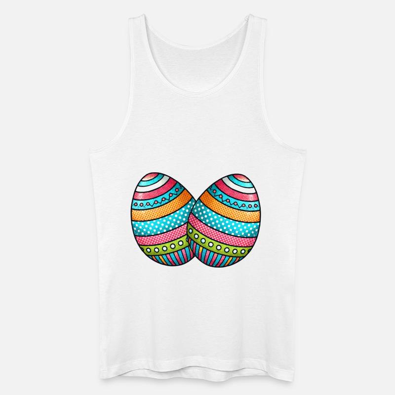 Egg Easter Egg 2 - Men’s Organic Tank Top - white