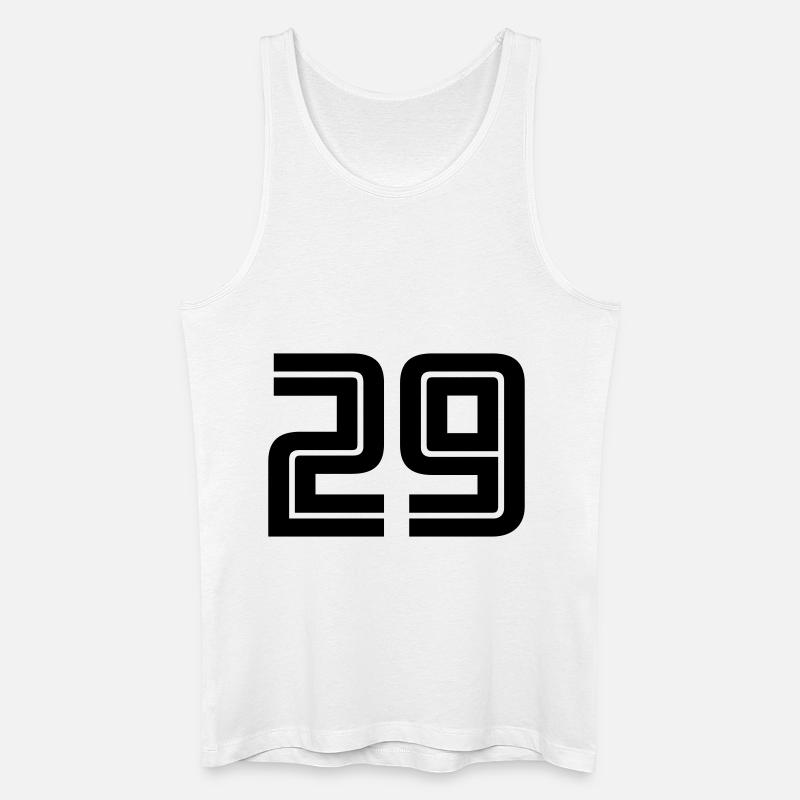 29 - Männer Bio Tank Top - Weiß
