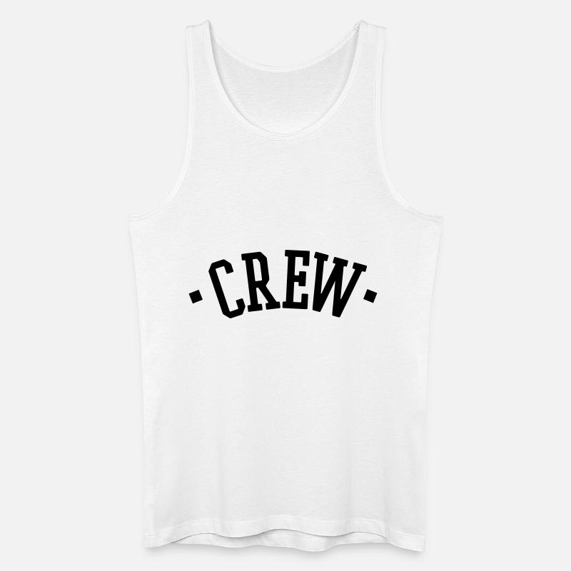 CREW - Männer Bio Tank Top - Weiß