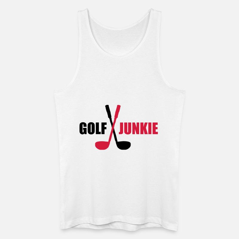 golf - Männer Bio Tank Top - Weiß