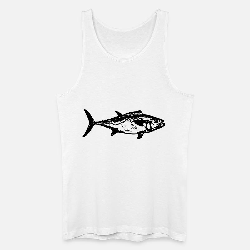 tuna fish - Männer Bio Tank Top - Weiß