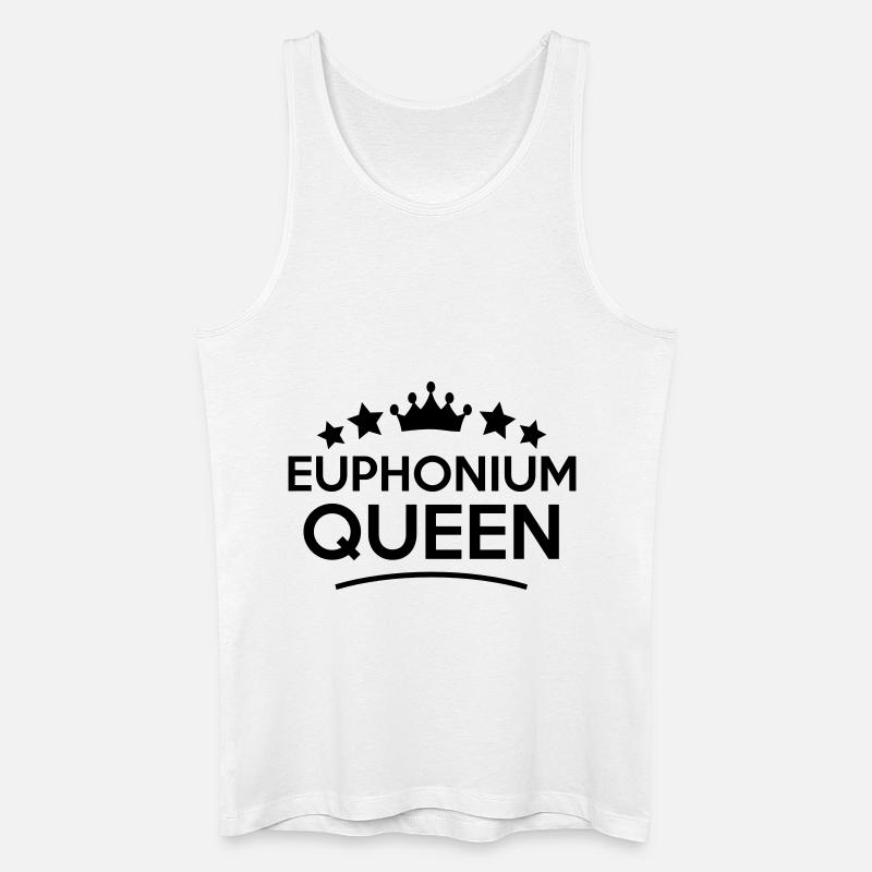 euphonium queen stars - Männer Bio Tank Top - Weiß