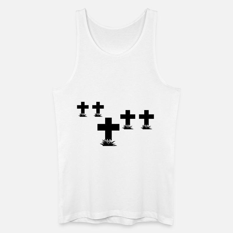 rip_1_f1 - Männer Bio Tank Top - Weiß