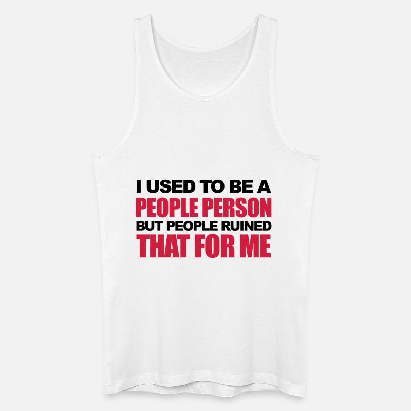 Funny - Männer Bio Tank Top - Weiß
