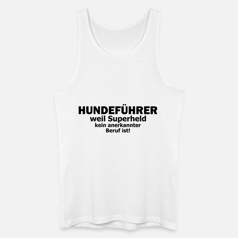 hundeführer - Männer Bio Tank Top - Weiß