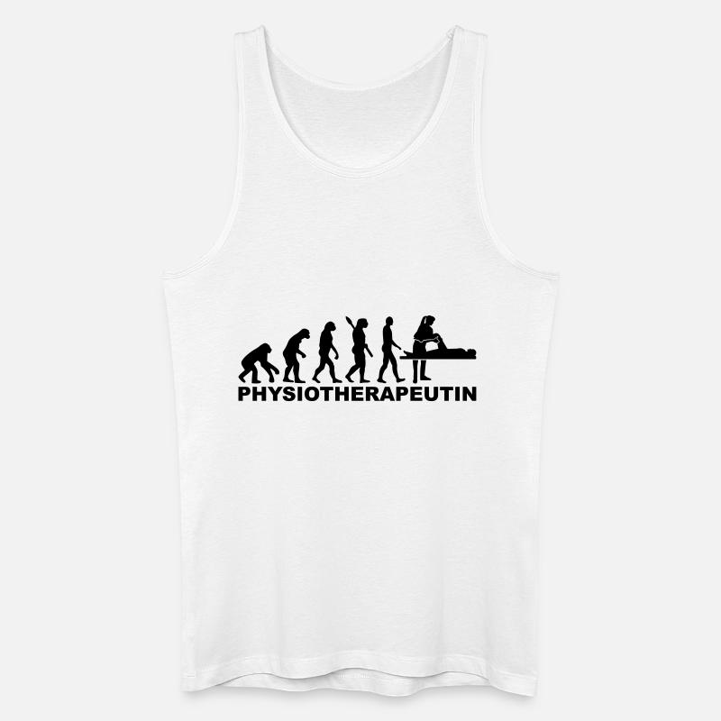 Physiotherapeutin - Männer Bio Tank Top - Weiß