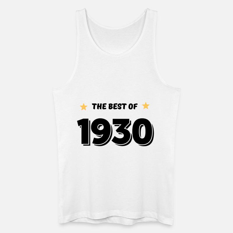 Das Beste von 1930 - Männer Bio Tank Top - Weiß