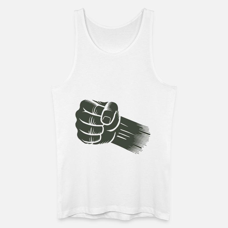 faust - Männer Bio Tank Top - Weiß