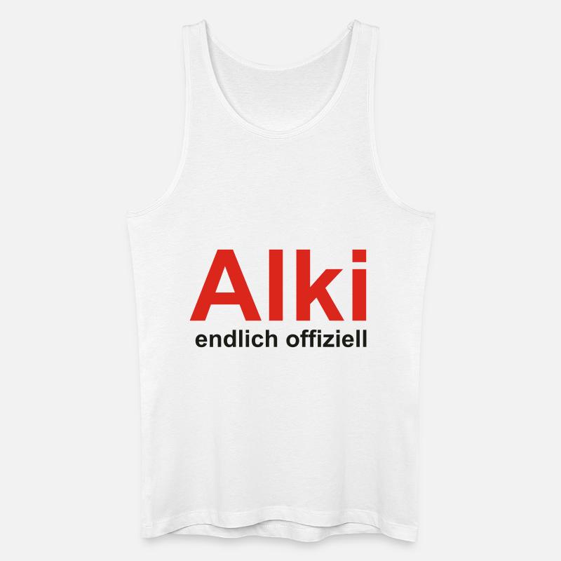 alki - Männer Bio Tank Top - Weiß