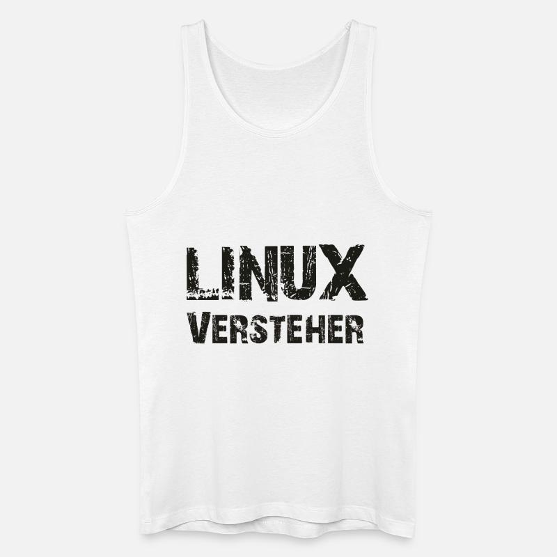 linux versteher - Männer Bio Tank Top - Weiß