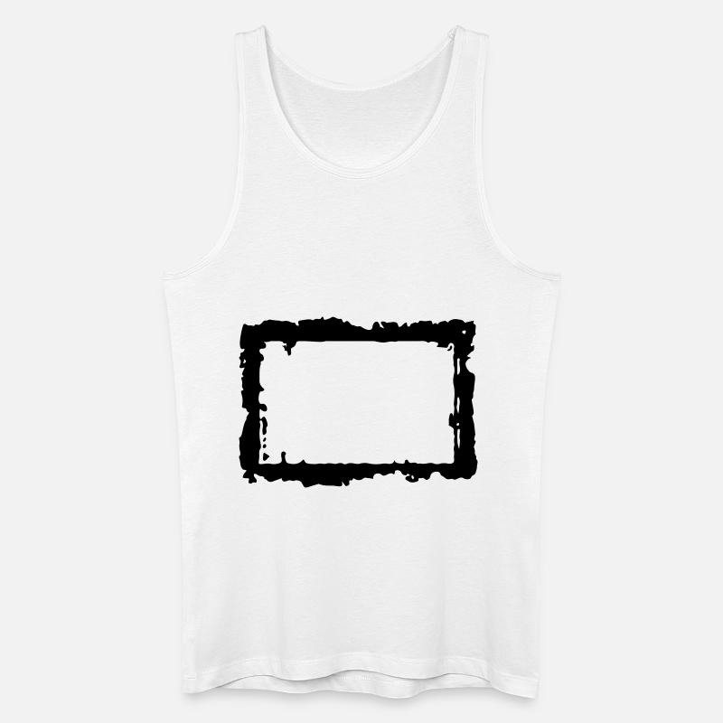 frame_4_vec_1 fr - Débardeur bio Homme - blanc