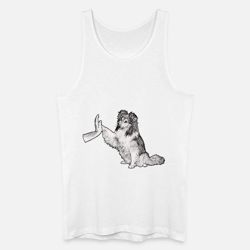 Team Player - Männer Bio Tank Top - Weiß
