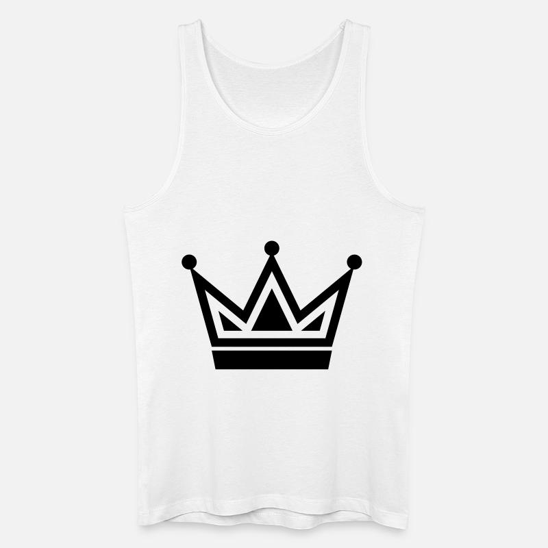 crown8 - Men’s Organic Tank Top - white
