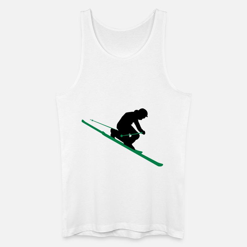 telemarker - Männer Bio Tank Top - Weiß