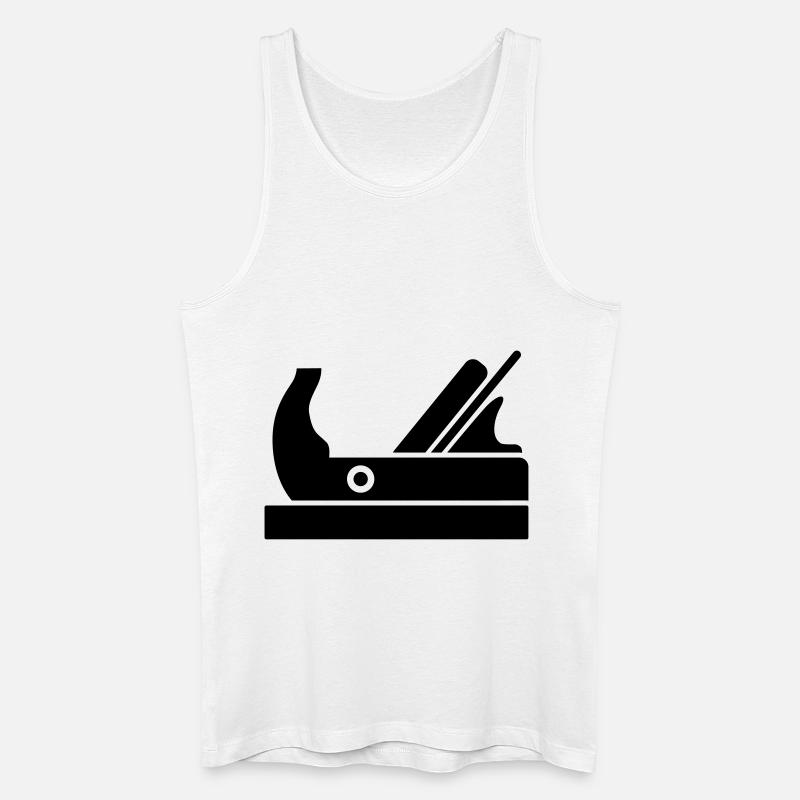 Zimmermann - Männer Bio Tank Top - Weiß