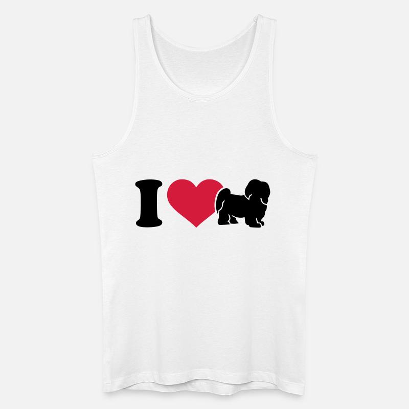 I love Havanese - Débardeur bio Homme - blanc