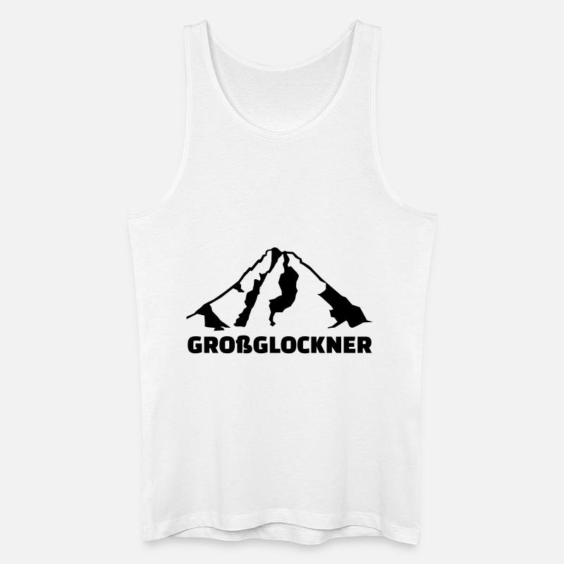 Großglockner - Männer Bio Tank Top - Weiß