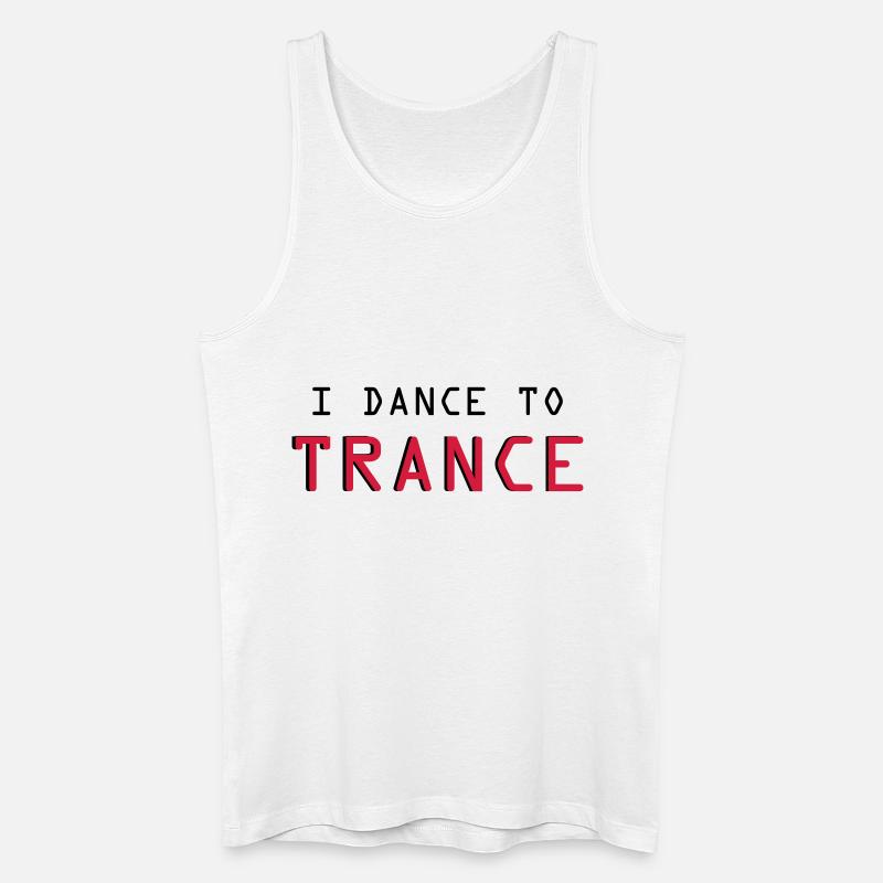 Trance - Männer Bio Tank Top - Weiß