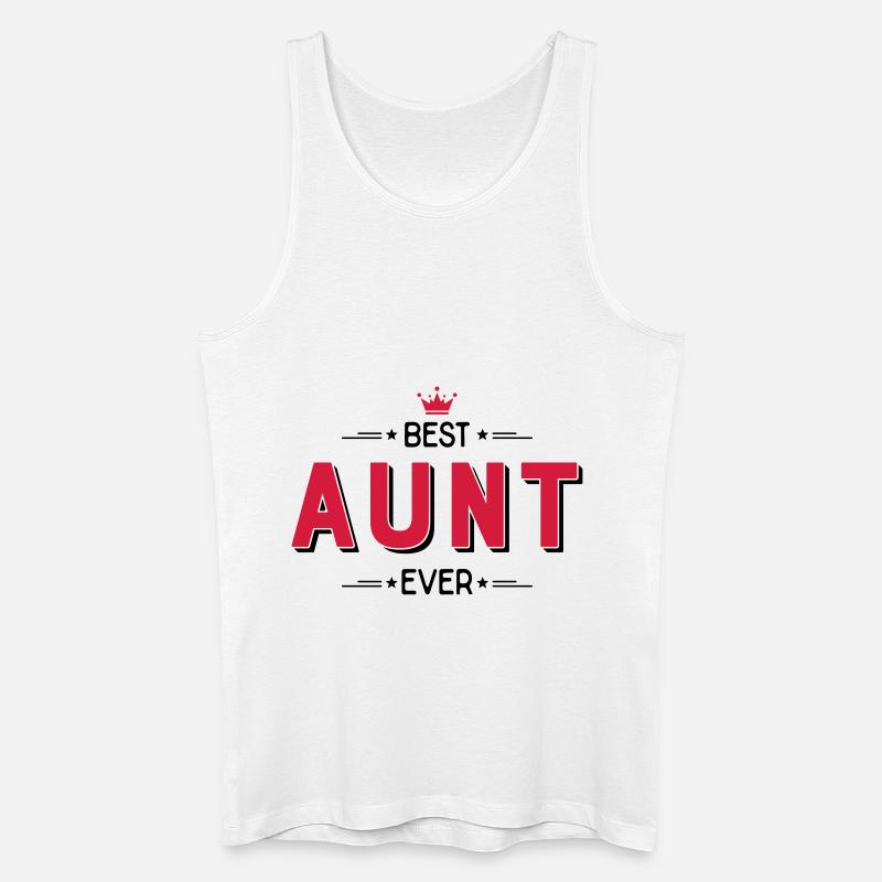 Aunt - Männer Bio Tank Top - Weiß