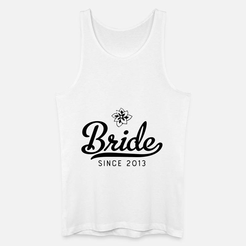 Bride since 2013 - Männer Bio Tank Top - Weiß