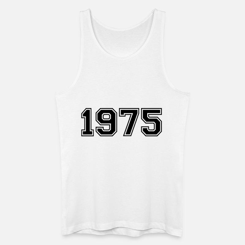 1975 - Männer Bio Tank Top - Weiß