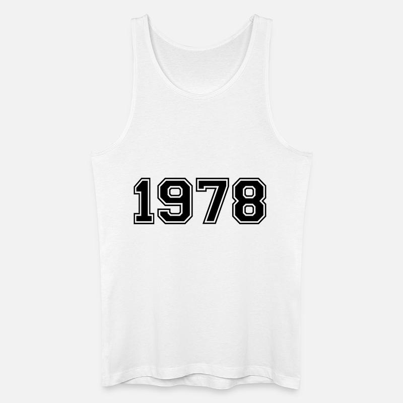 1978 - Männer Bio Tank Top - Weiß