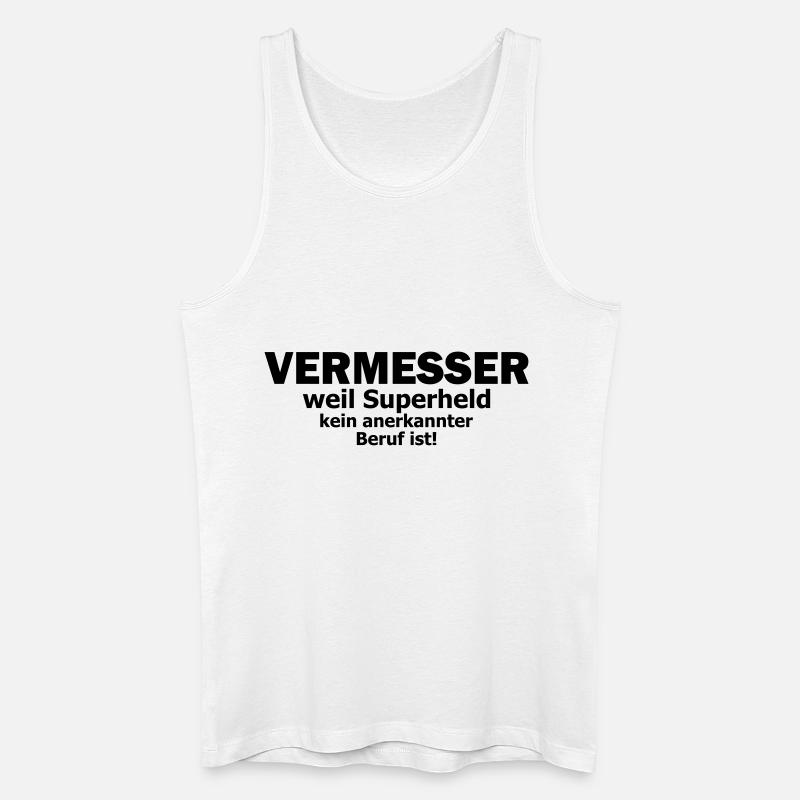 vermesser - Männer Bio Tank Top - Weiß